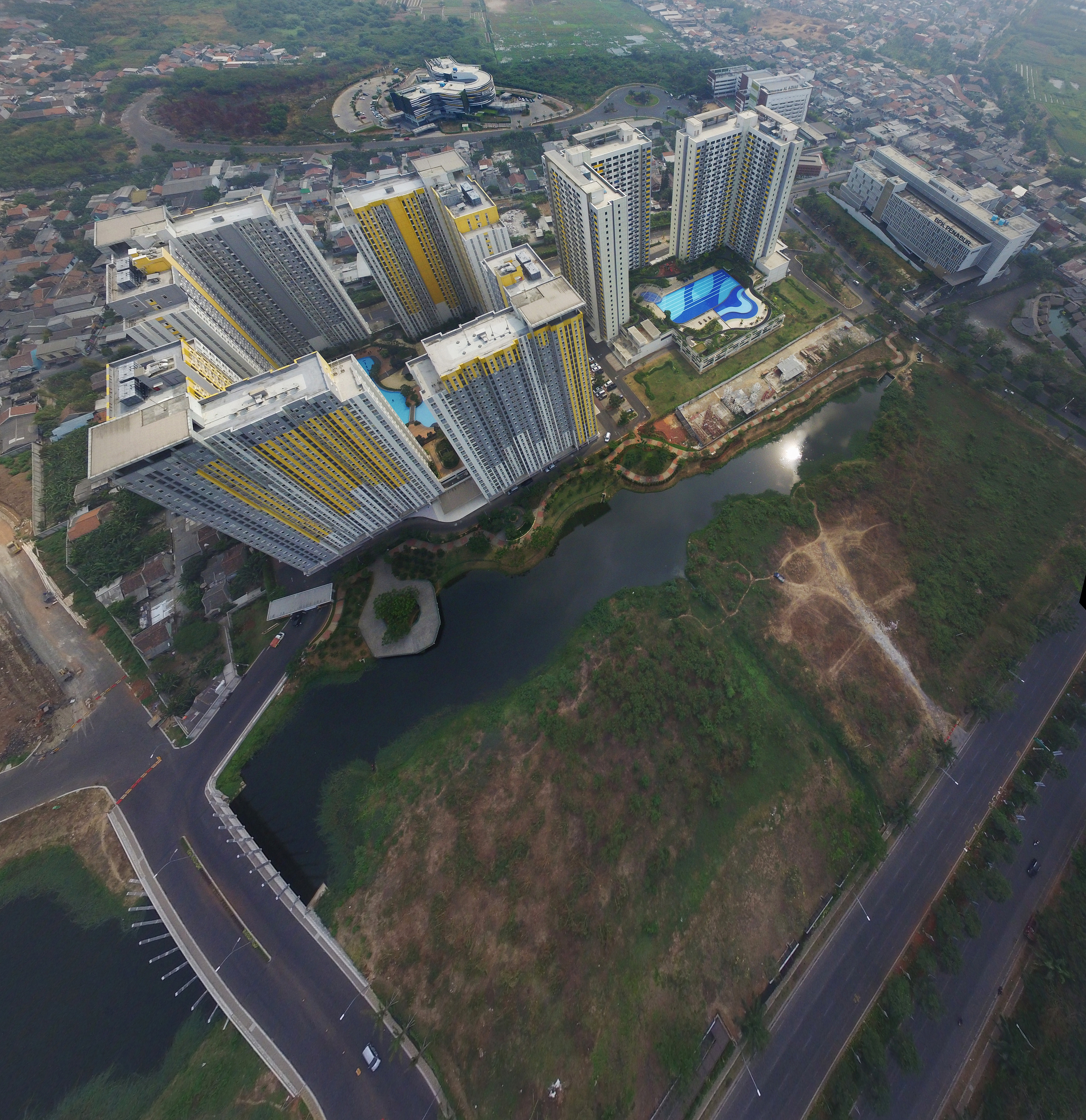 Kawasan Summarecon Bekasi - Bird eye view kawasan premium